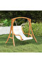 Swing Chair without Swing Frame with Cushion Bent Wood