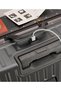 High-End Travel Suitcase Aluminum Alloy Luggage with Four Universal Wheels - Dark Gray Set - 5