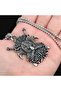 Nordic Mythology Design S+ Quality 316L Stainless Tarnish Free Steel Necklace - 4