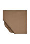 وشاح قطني سادة بلون القهوة الحليبية