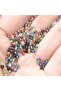 XiuWoo 3300-Piece Small Colourful Bracelet Beads With A-Z Alphabet Letter DIY Bead Making Kit With R - 3