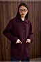 Basic Coat Burgundy - 2