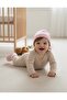Hand Knitted Pink Beanie & Booties Set for Newborn Baby - 2
