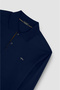 Men's Knitted Cotton Polo Shirt - 5