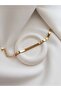Steel Herringbone Model Bracelet - Gold Color Herringbone Model Bracelet - 4