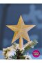 Christmas Pine Tree Ornament Rose Gold 20 cm Peak Star Hpy26022 - 2