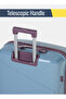 3 Piece Polypropylene Hard side Luggage Set with TSA Lock | Small, Medium, Large) - Grey Blue - 3