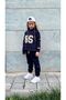 Printed 86 Hooded Fleece-Lined 3 Ip Lower Upper Children's Tracksuit Set - 6