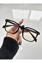 Amber Cornered Glasses Blue Light Protection Prescription Glass Can Be Installed Stylish and Trendy - 2