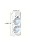 DX2608 2-in-1 Dual Mist Fan with 90° Rotation and Remote Control - 8