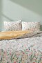 Botanical Double Natural Silky Duvet Cover Set - 3
