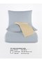 Mira 100% Cotton Ranforce Yezra Blue Yarn-Dyed Duvet Cover Set Double Size - 200X220 cm - 5