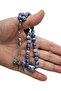 Natural Stone Blue Quartz Prayer Beads 8mm Sphere Cut 221-3 - 2