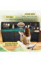 Electric Dressing Cabinet with 16 Drawers Home Room Storage Unit 55.5 Inch Black Color Design - 7