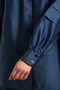 Aller Detailed Cotton Shirt - Grayish Blue - 4