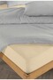 Mira 100% Cotton Ranforce Yezra Dark Gray Yarn-Dyed Duvet Cover Set Single Size - 160X220 cm - 3
