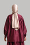 Aller Detailed Cotton Shirt - Burgundy - 5