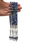 Natural Stone Blue Quartz Prayer Beads 8mm Sphere Cut 221-3 - 4