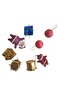 Christmas Ornament Set of 8 with Santa Claus - 2
