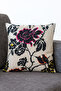 Throw Pillow Cover 45X45 Natural Linen Fabric - with Zipper - Zipper Is Intact.