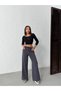 Waist-Tied Comfortable Fit Wide Leg Sweatpants Missea2683 - 2