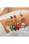 Single Bracelet Snowflake Santa Claus Women's Bracelets, for Christmas Eve/Thanksgiving Day Gift