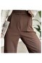 Wish - L Stretch Fabric Velcro Closure Palazzo Pants - 3