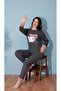 WOMEN'S COTTON PAJAMA SET INTERLOCK FABRIC - 2