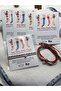 5 Pcs New Year's Lucky Bracelet Gift with Heart and Martenitsa Card