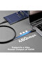 كابل نايلون من سلسلة Rugg من USB-C إلى USB-C بطول 1 متر وقوة 100 وات - أسود - 4