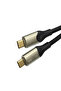 كابل نايلون PowerLink Utron Series USB-C إلى USB-C بطول 1.2 متر وقوة 240 واط - أسود