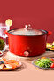 Versatile Electric Hot Pot Cooker Large Size Rice Noodles Cooking Pot With Lid - 26cm