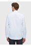 Light Blue Regular Fit Woven Classic Cotton Blended Shirt - 6