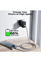 كابل نايلون من سلسلة Rugg من USB-C إلى USB-C بطول 1 متر وقوة 60 واط - رمادي - 5