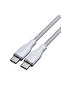 كابل نايلون من سلسلة Rugg من USB-C إلى USB-C بطول 1 متر وقوة 60 واط - رمادي
