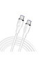 كابل سلسلة موس USB-C إلى USB-C بطول 1.8 متر وقوة 100 واط - أبيض