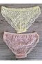 Women's Lace Bikini Panties 2 Pack - 2