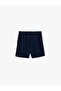 Comfortable Fit Cotton Viscose Blend Bermuda Waist Lace-Up Sports Shorts - 3