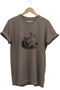 Hunting Hunting Duck Hunting Printed Hunter and Hunting Dog Regular Fit Crew Neck T-Shirt