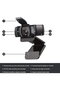 Cameră web Pro HD C920s - USB - EMEA - 8
