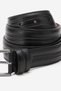 Genuine Leather 3.5 cm Stitched Men's Classic Belt 517 Black - 3