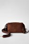Suede Talia Tassel Crossbody and Shoulder Bag - 4