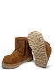 Furry Inside Faux Suede Leather Cinnamon Color Children's Boots Baby Shoes - 6