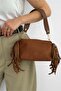 Suede Talia Tassel Crossbody and Shoulder Bag - 5