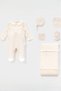 Born to Be Loved Newborn Baby Girl Romper with Blanket 6 Piece Hospital Release Bodysuit Set