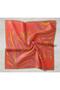 Orange Yellow Patterned Tivil Silk Scarf 11432-18 - 6