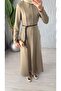 Women's Belt Detail Scuba Design Dress - 3