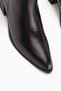 Mita Genuine Leather Black Heeled Women's Boots - 5