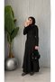 Women's Belt Detail Scuba Design Dress - 3