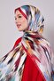 Cherry Variegated Pattern Twill Shawl